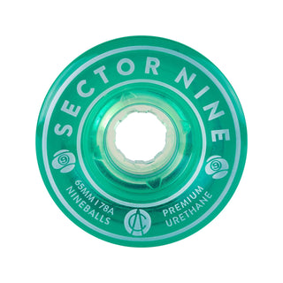 Sector 9 Longboard Wheels Nineballs Green 65mm 78A