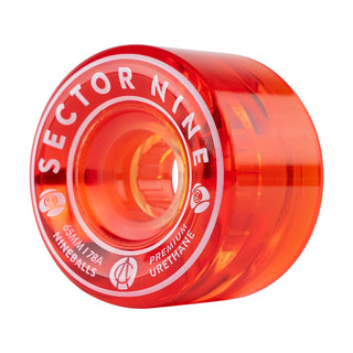 Sector 9 Longboard Wheels Nineballs Red 65mm 78A