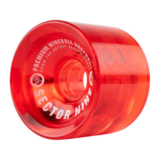 Sector 9 Longboard Offset Slalom Wheels Nineballs Red 69mm 78A