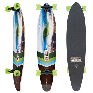 Sector 9 Longboard Cosmic 2 Cruz Fiberglass Kicktail 8.635" x 37.5"