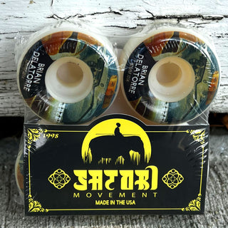 Satori Skateboard Wheels 52mm Brian Delatorre Artist Conical 101A