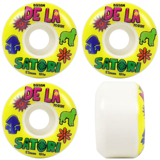 Satori Skateboard Wheels 53mm Brian Delatorre De La Conical 101A