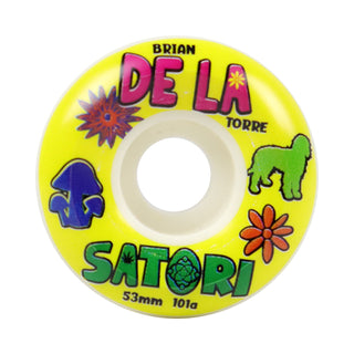 Independent Skateboard Trucks 139 + Satori 53mm 101A Wheels Spitfire Bearings + Hardware