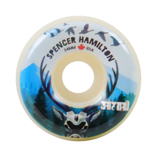 Independent Skateboard Trucks 139 + Satori 54mm 101A Wheels Indy Bearings Hardware Risers