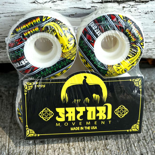 Satori Skateboard Wheels 52mm Brian Delatorre Gan 101A with Independent Bearings