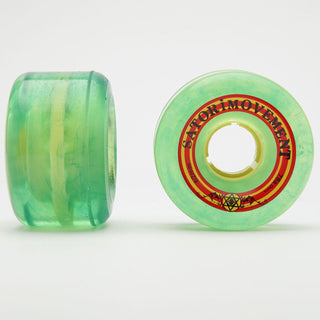 Satori Movement Skateboard Wheels 62mm Rasta Cruisers 78a