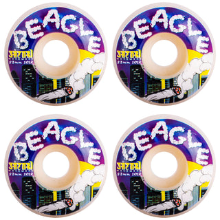 Satori Movement Skateboard Wheels 52mm Smoke City (Classic Shape) 101a