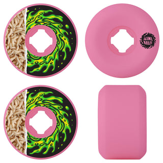 Slime Balls Skateboard Wheels 54mm Tear Away Maggots Hardline 97A Neon Pink
