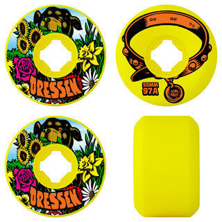 Creature Premium Skateboard with Indy Trucks, Slime Balls Wheels 9.0" Navarrette Angel Of Death XL