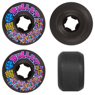 Slime Balls Skateboard Wheels 60mm Bullet Riot Vomits 97A Black