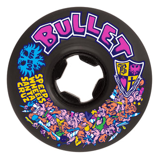 Slime Balls Skateboard Wheels 60mm Bullet Riot Vomits 97A Black