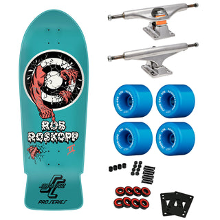 Santa Cruz Old School Skateboard Complete Roskopp + Independent Trucks Powell Peralta Wheels
