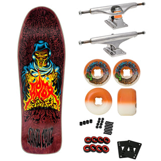 Santa Cruz Old School Skateboard Complete Knox + Independent Trucks Slime Balls Wheels