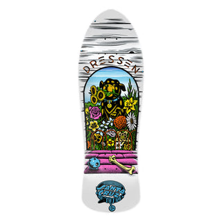 Santa Cruz Old School Skateboard Deck Dressen Pup Re-Issue 9.5" x 29.44"