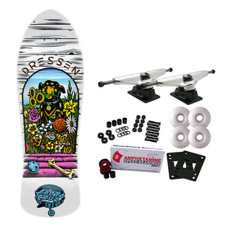 Santa Cruz Old School Skateboard Complete Dressen Pup Re-Issue 9.5" x 29.44"