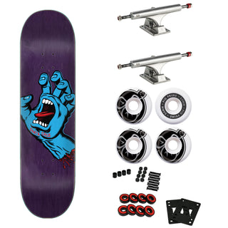 Santa Cruz Skateboard Complete Screaming Hand 8.375" Ace Trucks Pig Wheels