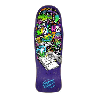 Santa Cruz Skateboard Deck Winkowski Sketchbook Shaped 10.34" x 30.54"