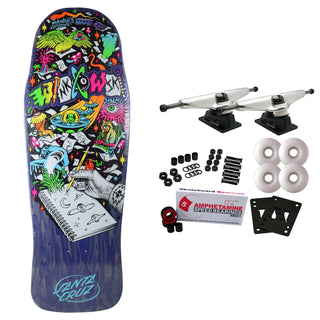 Santa Cruz Skateboard Complete Winkowski Sketchbook Shaped 10.34" x 30.54"