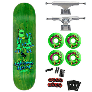 Santa Cruz Skateboard Complete Delfino VX + Slappy Trucks Bones Wheels