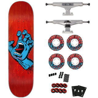 Santa Cruz Skateboard 8.0" with Independent Reynolds Trucks, Slime Balls Wheels