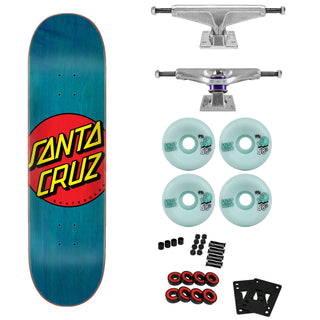 Santa Cruz Skateboard Complete Classic Dot 8.5" Venture Trucks Snot Wheels