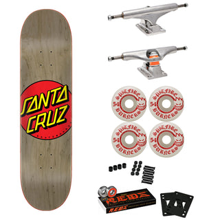 Santa Cruz Skateboard Complete Classic Dot 8.375" Spitfire, Independent, Bones Reds