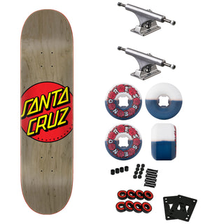Santa Cruz Skateboard Complete Classic Dot 8.375" Ace Trucks Slime Balls Wheels