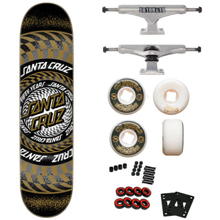 Santa Cruz Skateboard Dot 7.75" with Independent Reynolds Trucks, OJ Wheels
