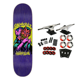 Santa Cruz Skateboard Complete Delfino Devil VX 8.25" x 31.6"