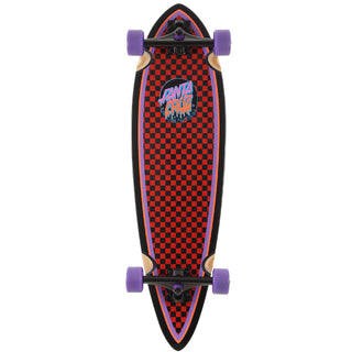Santa Cruz Longboard Rad Dot Pintail Red 9.2" x 33"