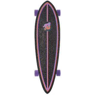 Santa Cruz Longboard Rad Dot Pintail Red 9.2" x 33"