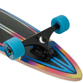 Santa Cruz Longboard Iridescent Dot Pintail Black 9.2" x 33"