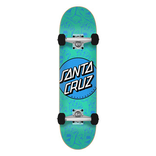 Santa Cruz Skateboard Complete Other Dot Hands Blue 7.75" x 30"