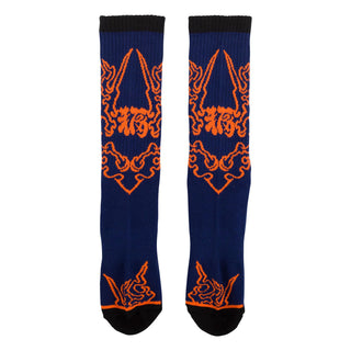 Creature Skateboards Socks Fortune Mid Crew Navy 1 Pair