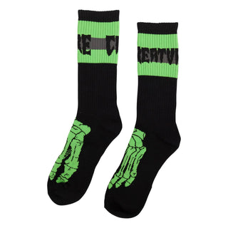 Creature Skateboards Socks Trench Foot 2-Pack Black 2 Pairs