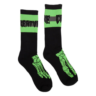 Creature Skateboards Socks Trench Foot 2-Pack Black 2 Pairs