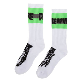 Creature Skateboards Socks Trench Foot 2-Pack White 2 Pairs