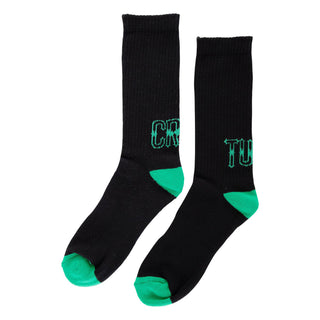 Creature Skateboard Socks Drop Out Crew Black