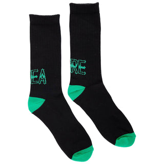Creature Skateboard Socks Drop Out Crew Black