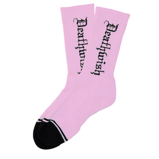 Deathwish Skateboards Socks Death Sock Pink