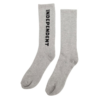 Independent Trucks Socks Baseline Mid Crew Grey Heather 1 Pair