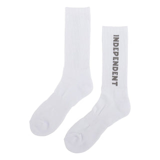 Independent Trucks Socks Baseline Mid Crew White/Grey 1 Pair