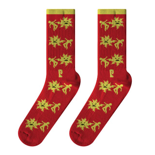 Psockadelic Skateboard Socks High Voltage