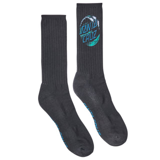 Santa Cruz Skateboards Socks Wave Dot Crew Cement