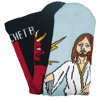 Toy Machine Socks Bury The Hachet Black/Blue