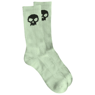 Zero Skateboards Socks Skull White/Glow in the Dark
