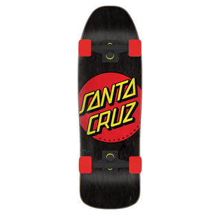 Santa Cruz Complete 80's Classic Dot Black/Red 9.35" x 31.7"