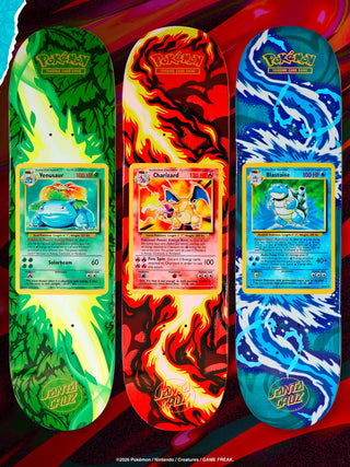 Santa Cruz x Pokémon TCG Blind Bag Skateboard Deck 8.0in x 31.6in
