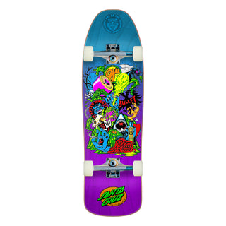 Santa Cruz Skateboard Complete Speed Wheels 9.35" x 31.7" Old School