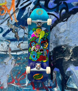 Santa Cruz Skateboard Complete Speed Wheels 9.35" x 31.7" Old School